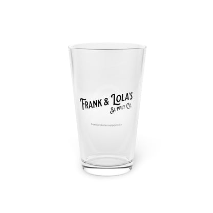 Frank & Lola's Pint Glass, 16oz