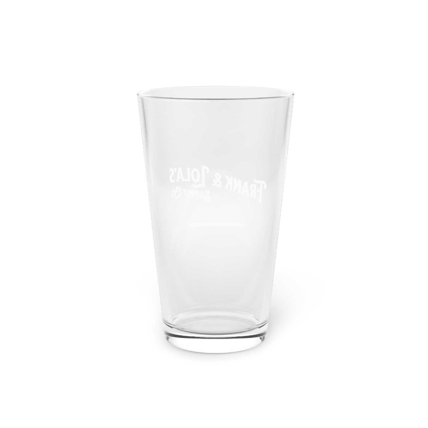 Frank & Lola's Pint Glass, 16oz