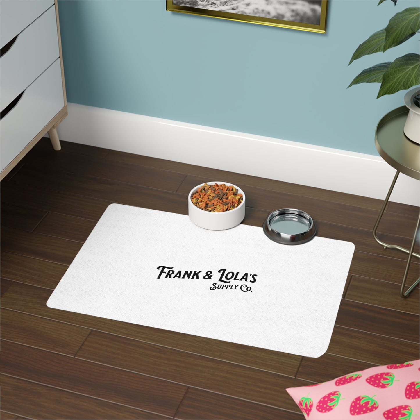 Frank and Lola's Supply Co. Pet Food Mat (12x18)